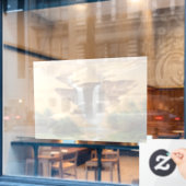 Autocollant Pour Fenêtre Oasis d'Espoir (Fenêtre de café)