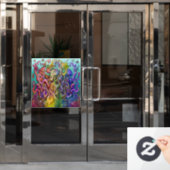 Autocollant Pour Fenêtre Octopi (Porte de bureau)