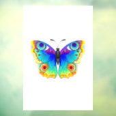 Autocollant Pour Fenêtre Oeil de paon arc-en-ciel (Feuille 3)