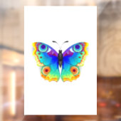 Autocollant Pour Fenêtre Oeil de paon arc-en-ciel (Feuille 2)