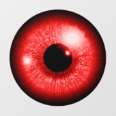 Autocollant Pour Fenêtre OEil rouge (Feuille)