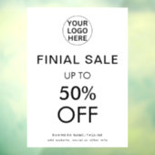 Autocollant Pour Fenêtre Offre de réduction spéciale de vente finale noir e (Feuille 3)