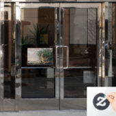 Autocollant Pour Fenêtre Oiseau de Courlis à long bec Audubon (Porte de bureau)