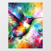 Autocollant Pour Fenêtre Oiseau de mer couleur impressionniste (Feuille)