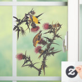 Autocollant Pour Fenêtre Oiseaux américains d'Audubon Goldfinch (Maison)
