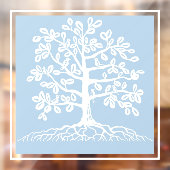 Autocollant Pour Fenêtre Oiseaux dans un Arbre clouer la fenêtre (Feuille 2)