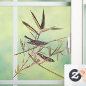 Autocollant Pour Fenêtre Oiseaux volants Vireo solitaire d'Audubon sur la c (Maison)