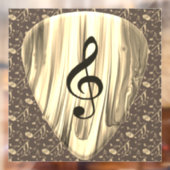 Autocollant Pour Fenêtre Onglet de guitare de notes musicales personnalisée (Feuille 2)