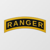 Autocollant Pour Fenêtre Onglet École des Rangers de l'Armée  (Feuille)