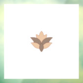 Autocollant Pour Fenêtre Orange rougeâtre (Feuille 3)