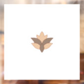 Autocollant Pour Fenêtre Orange rougeâtre (Feuille 2)