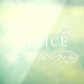 Autocollant Pour Fenêtre Ordinateur de bureau Opaque Simple Minimal Design (Feuille 3)