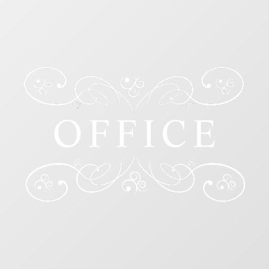 Autocollant Pour Fenêtre Ordinateur de bureau Opaque Simple Minimal Design (Feuille)