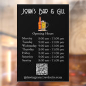 Autocollant pour fenêtre ou porte d'entreprise (Feuille 2)