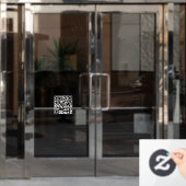 Autocollant Pour Fenêtre Ouverture des heures d'ouverture Rendez-vous uniqu (Porte de bureau)