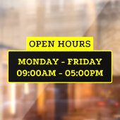 Autocollant Pour Fenêtre Ouverture d'une fenêtre sur la porte en verre (Feuille 2)