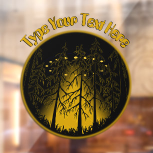 Autocollant Pour Fenêtre OVNI personnalisé avec fermeture de fenêtre de hib