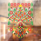 Autocollant Pour Fenêtre Palestine Tatreez Broderie traditionnelle (Feuille 2)