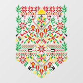 Autocollant Pour Fenêtre Palestine Tatreez Broderie traditionnelle (Feuille)