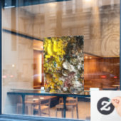 Autocollant Pour Fenêtre Palette de l'artiste #1 (Fenêtre de café)