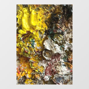 Autocollant Pour Fenêtre Palette de l'artiste #1