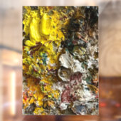 Autocollant Pour Fenêtre Palette de l'artiste #1 (Feuille 2)