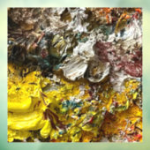 Autocollant Pour Fenêtre Palette de l'artiste #1 (Feuille 3)