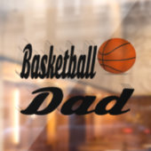 Autocollant Pour Fenêtre Papa de basket-ball (Feuille 2)