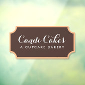 Autocollant Pour Fenêtre Papeterie Chouette Boulangerie (Feuille 3)