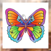 Autocollant Pour Fenêtre Papillon (Feuille 2)