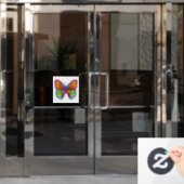 Autocollant Pour Fenêtre Papillon (Porte de bureau)