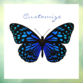 Autocollant Pour Fenêtre Papillon bleu Thunder_Cove (Feuille 3)