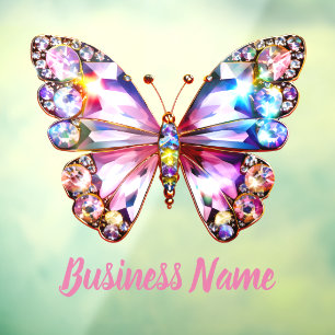 Autocollant Pour Fenêtre papillon coloré