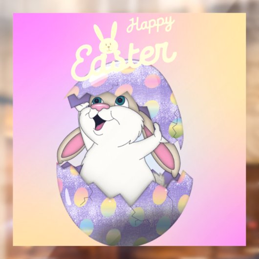 Autocollant Pour Fenêtre Pâques (Feuille 2)