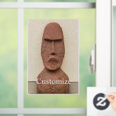 Autocollant Pour Fenêtre Pâques Île Moai Head Thunder Cove (Maison)