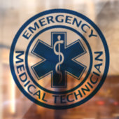 Autocollant Pour Fenêtre Paramedic EMT EMS Window Cling (Feuille 2)