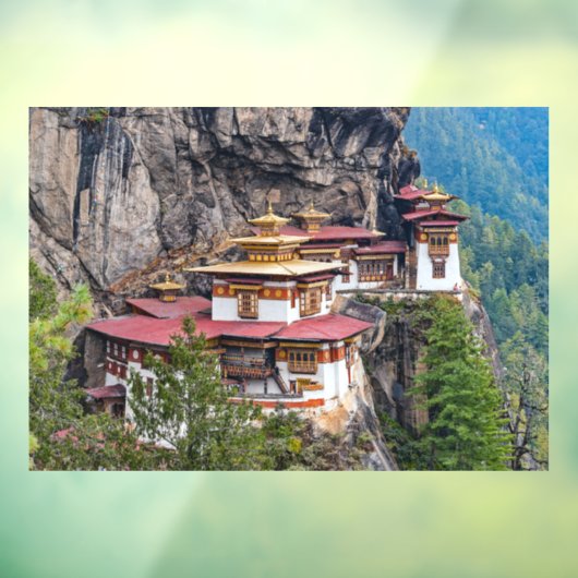 Autocollant Pour Fenêtre Paro Taktsang : Le monastère du nid de tigre - Bho (Feuille 3)