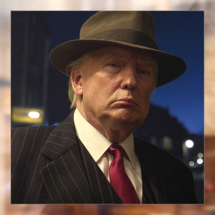 Autocollant Pour Fenêtre Parrain de l'Amérique Don J. Trump