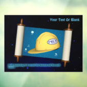 Autocollant Pour Fenêtre Parshat Bereshit - Yesh M'ayn Construction (Feuille 3)