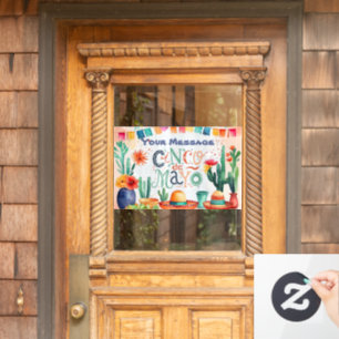 Autocollant Pour Fenêtre Parti Cinco De Mayo