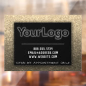 Autocollant Pour Fenêtre Parties scintillant moderne Entreprise Petite entr (Feuille 2)