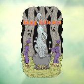 Autocollant Pour Fenêtre Pas ce qu'ils attendaient Halloween heureux (Feuille 3)