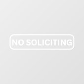 Autocollant Pour Fenêtre Pas de demande de cale de vitrine (Feuille)