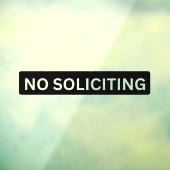 Autocollant Pour Fenêtre Pas de demande de cale de vitrine (Feuille 3)