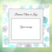 Autocollant Pour Fenêtre Pastel Poke A Dots Bleu Fenêtre Clouer (Feuille 3)