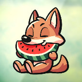 Autocollant Pour Fenêtre Pastèque de Coyote (Feuille 3)