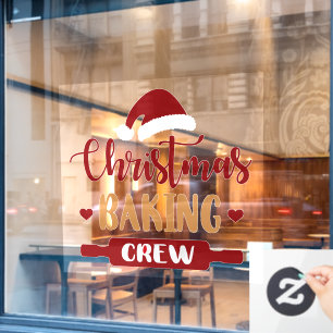 Autocollant Pour Fenêtre pâtisserie de Noël