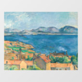 Autocollant Pour Fenêtre Paul Cezanne - Baie de Marseille, vue d'Estaque (Feuille)