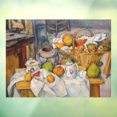 Autocollant Pour Fenêtre Paul Cezanne - La vie morte avec panier (Feuille 3)