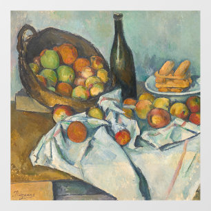 Autocollant Pour Fenêtre Paul Cezanne - Le panier des pommes